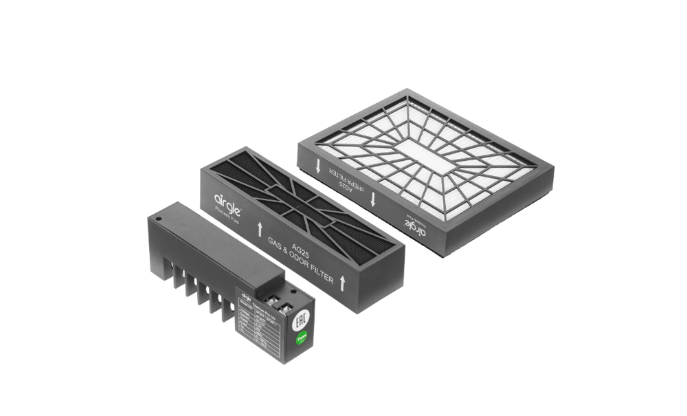 Комплект фильтров Airgle AF25HCT, для очистителя воздуха, 3 шт