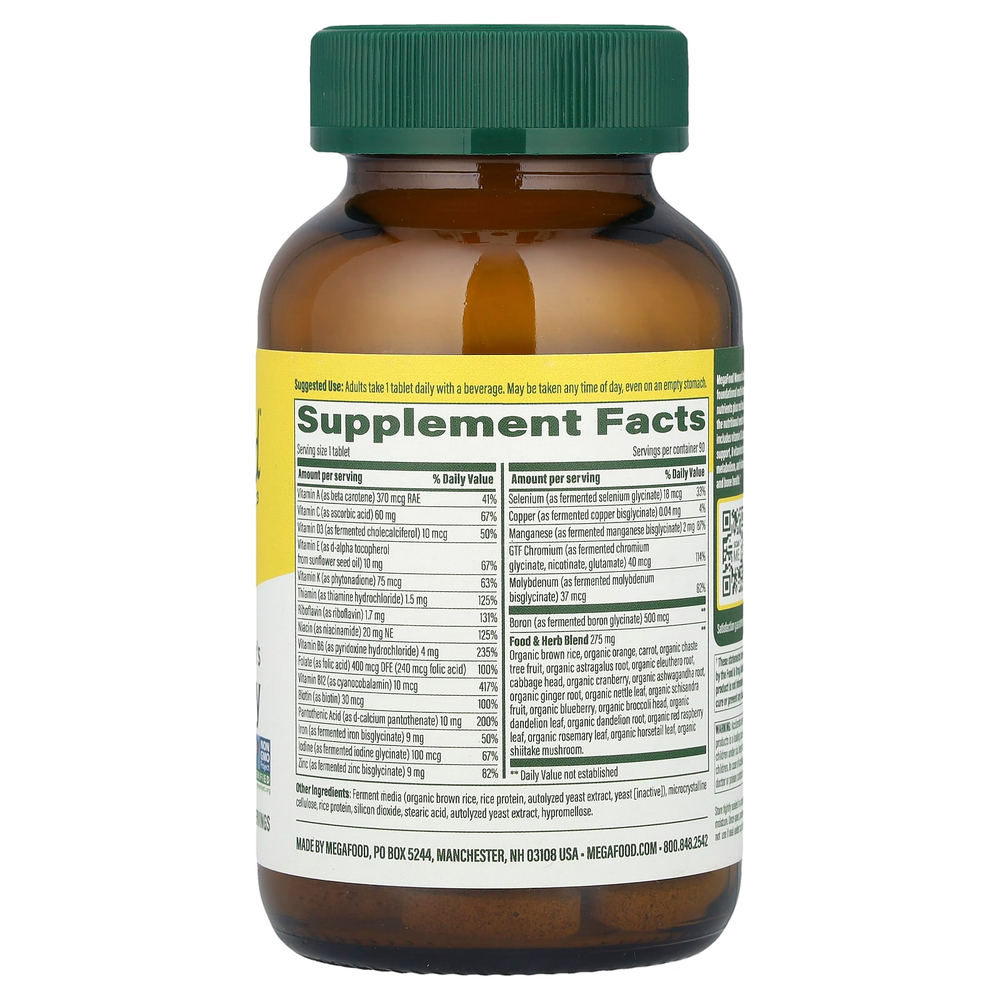 MegaFood, Мультивитамины для женщин, 90 таблеток