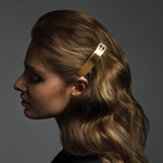 Balmain Hair Couture Золотая заколка-автомат Limited Edition Barrette Pour Cheveux B Gold SS21