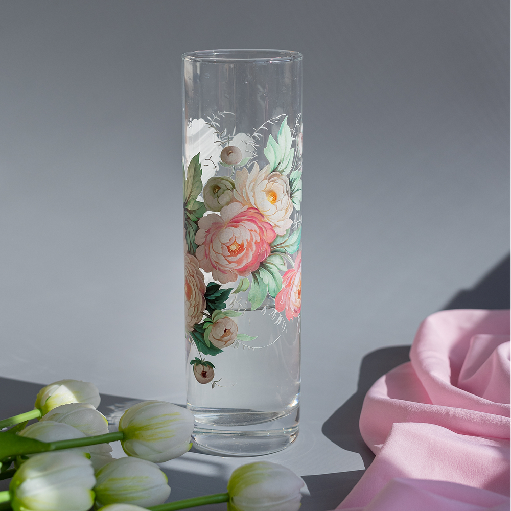 Ваза для цветов стеклянная