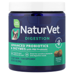 NaturVet, Улучшенные пробиотики и ферменты, с пробиотиком PB6, для собак, 120 мягких жевательных таблеток, 288 г (10,1 унции)