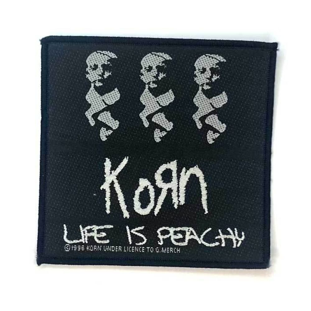 Нашивка Korn Life is peachy квадратная