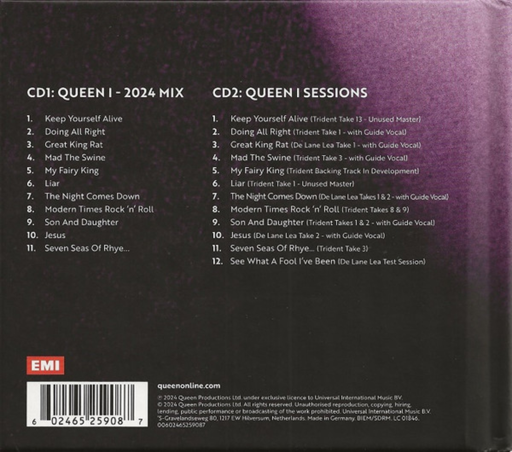 Queen / Queen I (Deluxe Edition)(2CD)