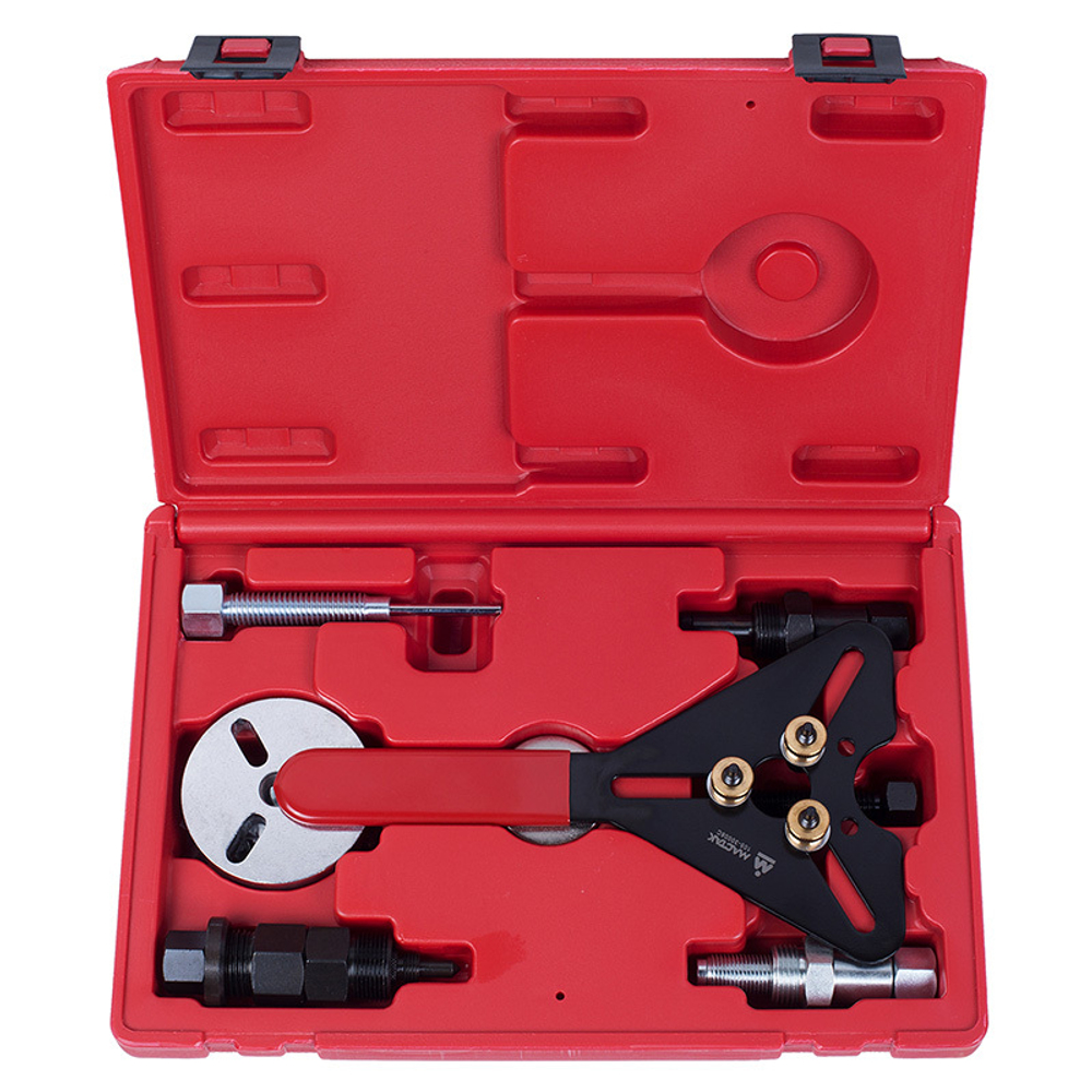 Набор для обслуживания компрессора кондиционера, кейс, 8 предметов МАСТАК 105-30008C