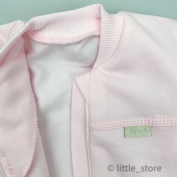 Спальный мешок утепленный "Зайкины истории" розовый