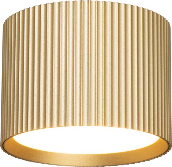 Светильник потолочный Feron HL458 Barrel ARIA 12W, 230V, GX53, золото