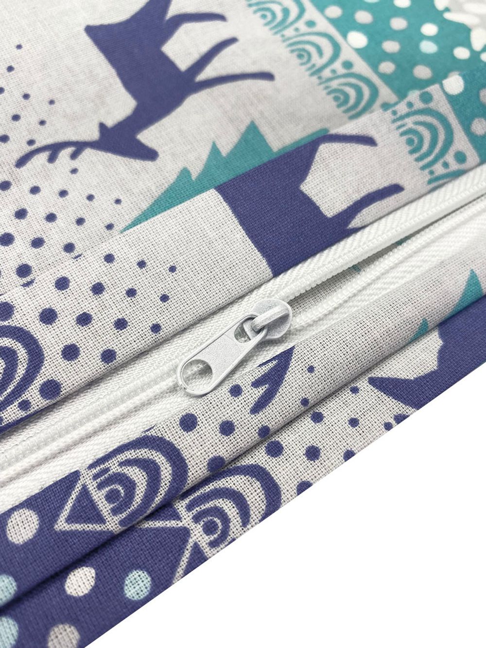 Постельное белье перкаль Сказка "Скандинавия" 1,5-сп Наволочка 50х70 см 1 шт Простынь 150x215 см Пододеяльник 145x215 см