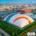 Воздухоопорный купол для футбольного поля «Спорт Арена», 80×50×18 м