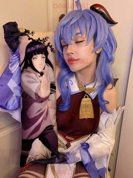 Мини дакимакура Хината Хюга и Сакура Харуно из Наруто арт. M0562, 60х20 см