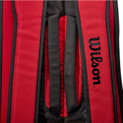 Теннисная сумка Wilson Super Tour 6 PK Clash V2.0 - Red