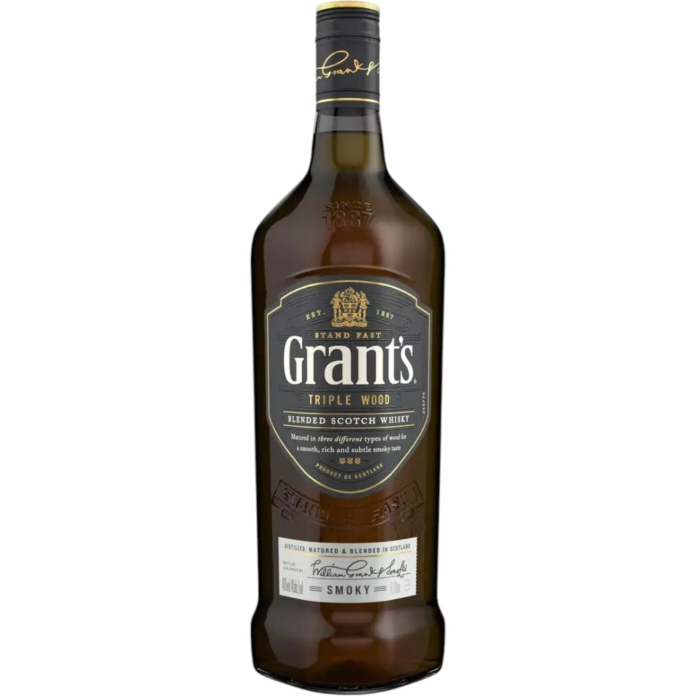 Виски Grant's Triple Wood Smoky 0,7 л.