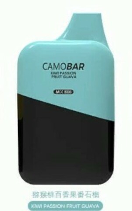 CAMOBAR MX8000 Киви-маракуйя-гуава 8000 затяжек 20мг (2%)