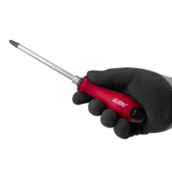 Набор отверток силовых магнитных 8пр (SL5.5x75мм, SL6.5x100мм, SL8х150мм, РН1х75мм, РН2х100мм, РН3х150мм, Т20х100мм, Т25х125мм) в блистере JBC JBC-7008