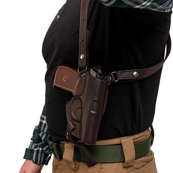 Кобура оперативная к ПМ вертикальная на резинке (HS-ОК-01) Helios