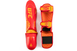 UFC Premium True Thai Защита голени, цвет красный, размер L