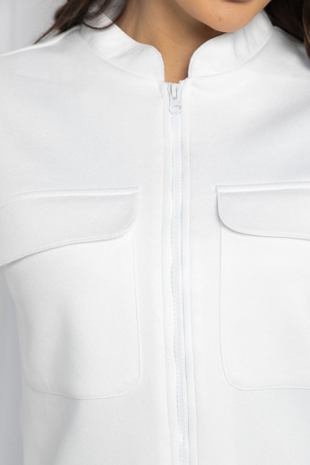 Бомбер Александра (белый) Б13095-2М LT Collection