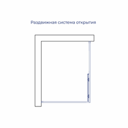 Душевой уголок RGW PA-245 (Матовое-Сатинат, 900x1000)