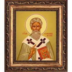 Флавиан, архиепископ Антиохийский, святитель. Икона на холсте.