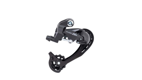 Переключатель задний MicroShift RD-M26CL, SGS, 2/3x6/7 скоростей, крепление на болт, черный