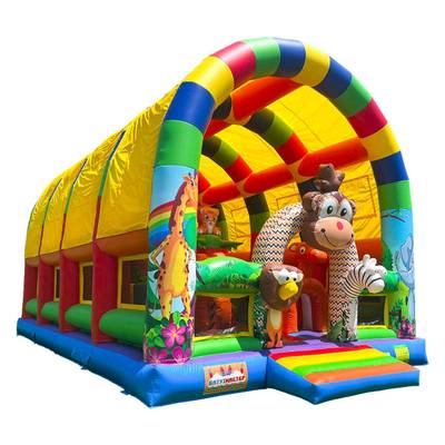 Коммерческий надувной батут «Страна Сафария 3» 10*6*6 м