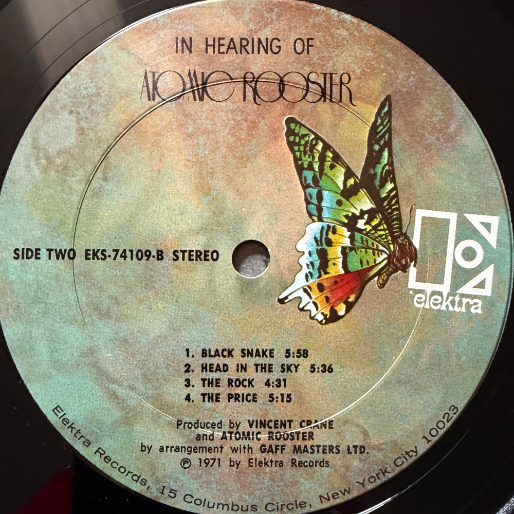 Atomic Rooster ‎– In Hearing Of (США 1971г.) Т