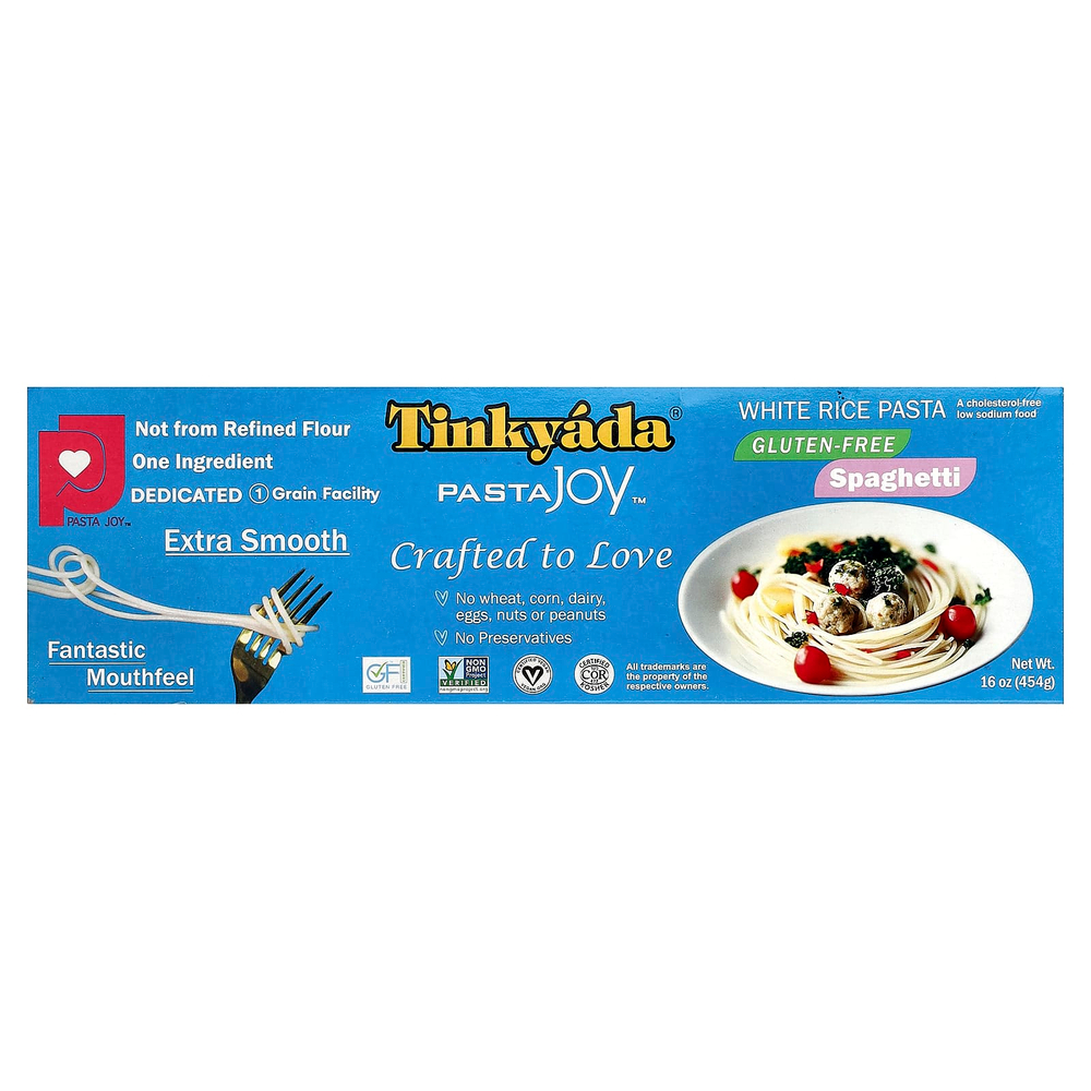 Tinkyada, Макароны из белого риса, в стиле спагетти, 16 унций (454 г)