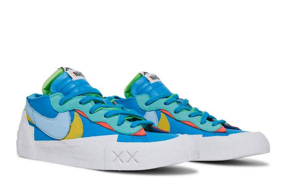 Кроссовки Sacai X Kaws X Nike Blazer Low "Neptune Blue"