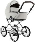 Детская коляска Roan Bass Next Classic d14 2.0 3 в 1 с автокреслом Pituso Baesa Pro Black BSNC/94/2 Marzipan/Black/руч.Cappuccino