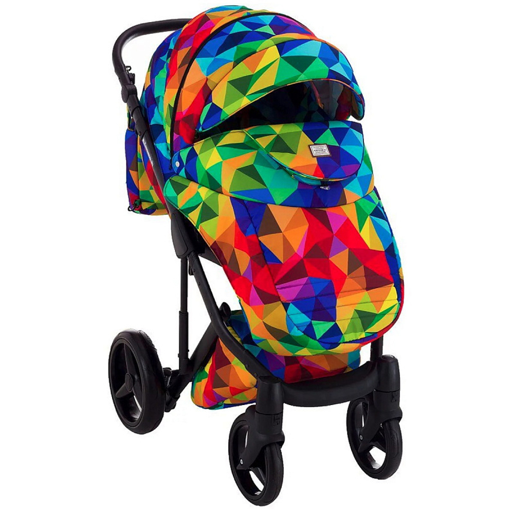 Детская коляска Adamex Luciano 2 в 1 Y123 радуга