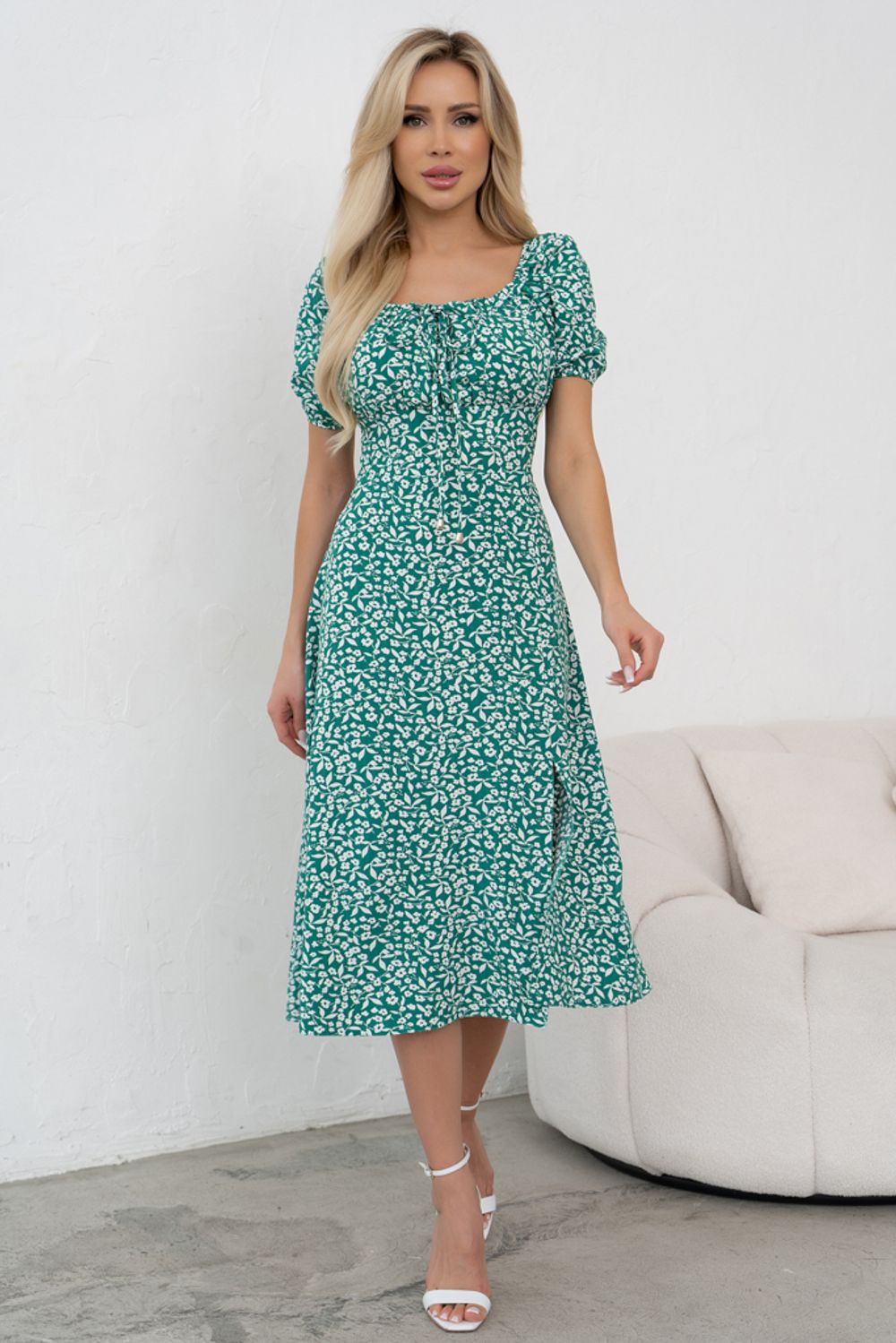 Платье Аманда (зеленый) Р11-1064 Nikol