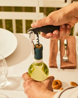 Alessi Штопор Parrot с синим стержнем