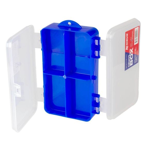 Коробочка для оснастки NISUS  Fishing organizer двухсторонняя (синяя) (N-FBO-2S-B)