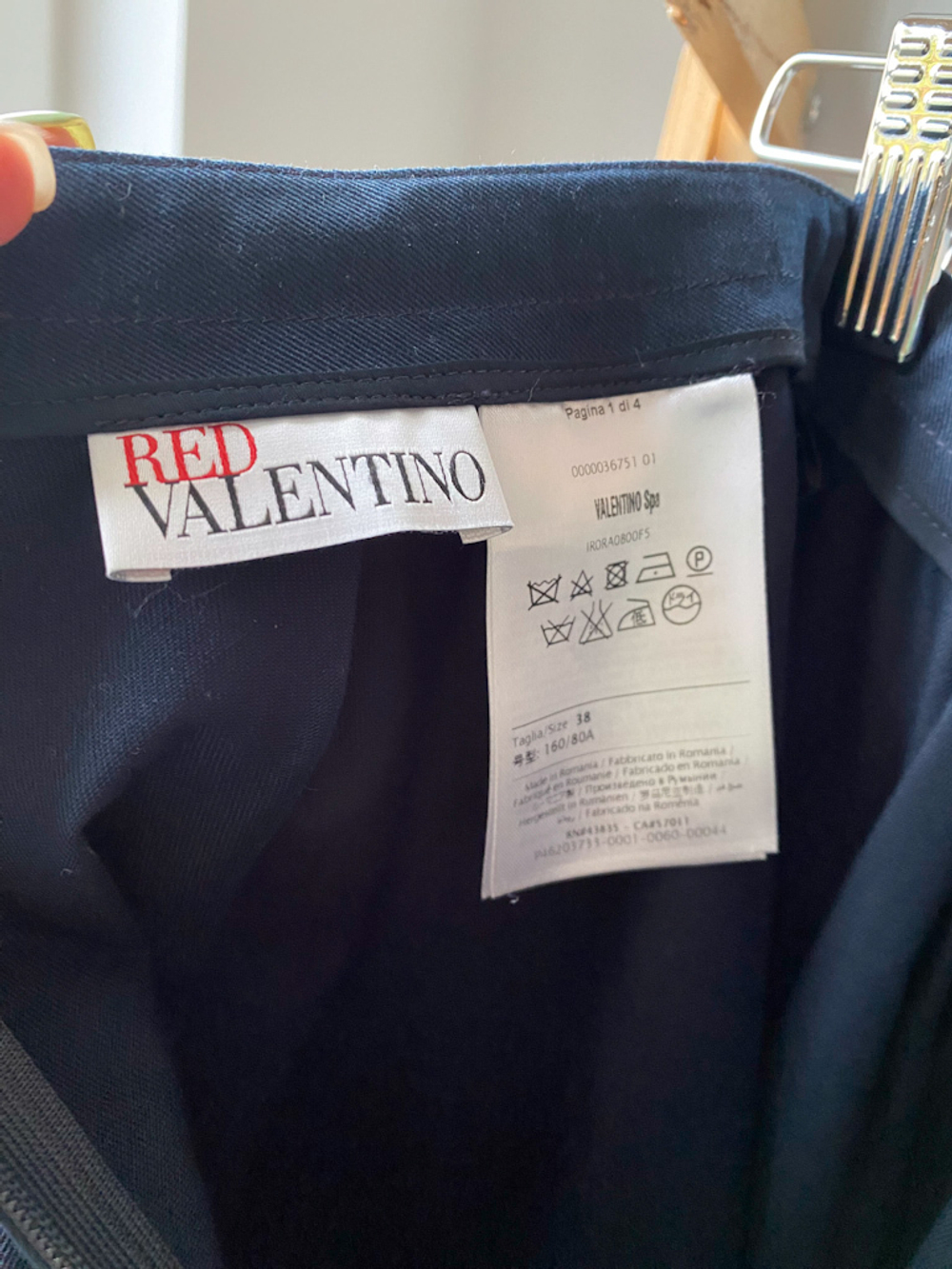 Хлопковая юбка Red Valentino, S