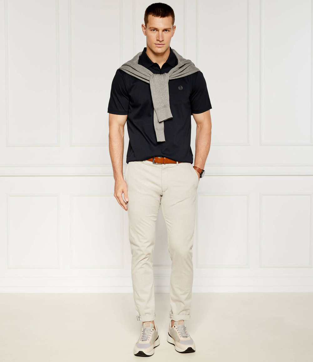 Поло Parris BOSS BLACK - темно-синий(50520297)