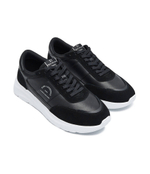 Кожаные кроссовки Karl Lagerfeld - черный(KL53638)