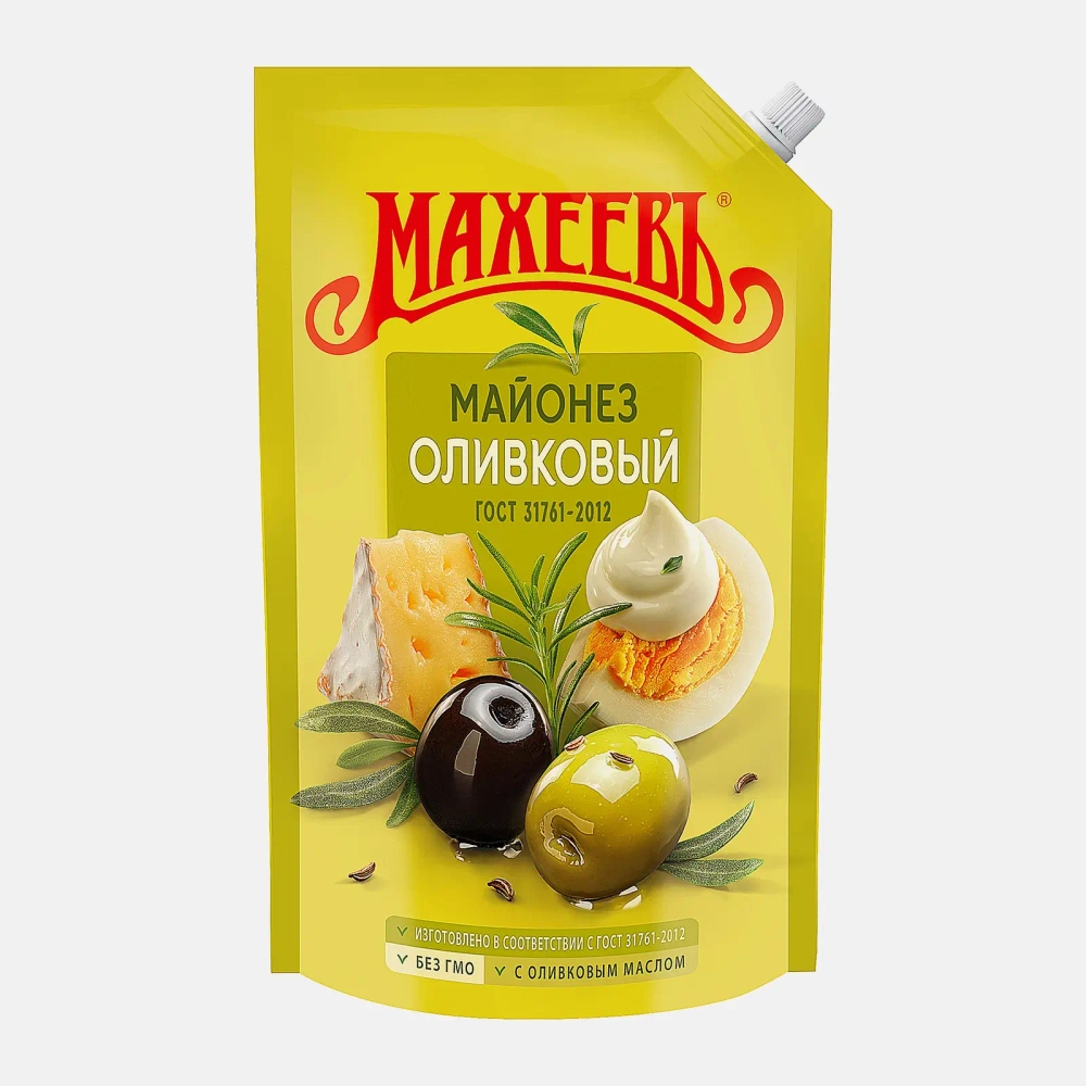 Майонез Махеевъ Оливковый 50.5% 630г