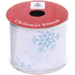 Лента для декорирования «Снегопад» 6,3 см, 2,7 м