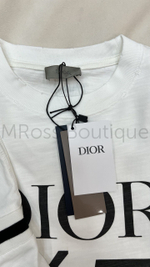 Футболка Dior с принтом 47 на груди