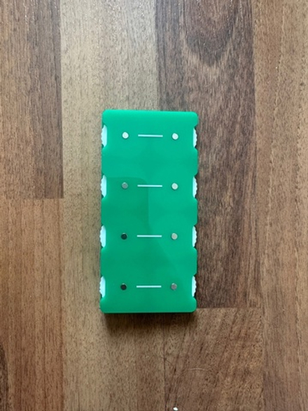 Big Counters Fraction Design. Light green