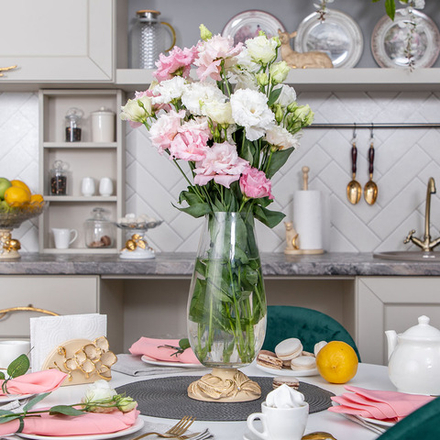 Ваза для цветов Боа Айвори