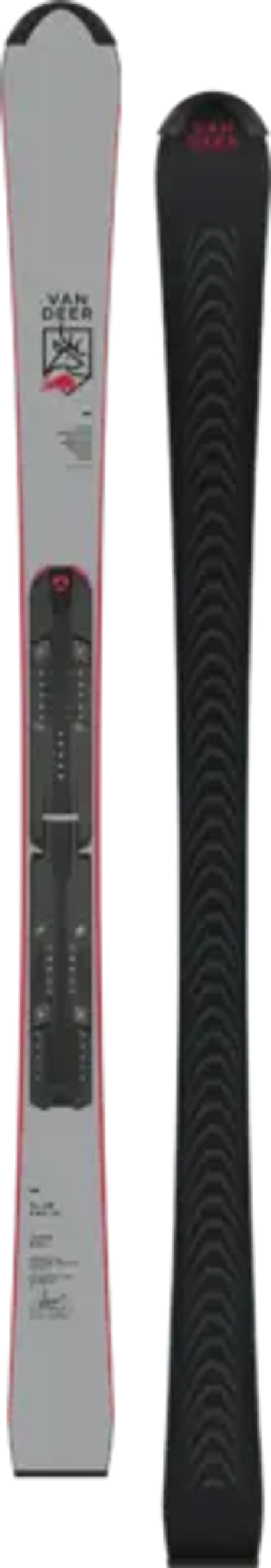 VAN DEER 25/26 юниорский слалом R-11 SL-JR 148 см, 152 см grey c пластиной Marker JR RACE без креплений /с креплениями Marker COMP 10 TCX /с креплениями Marker COMP 12 GW grey
