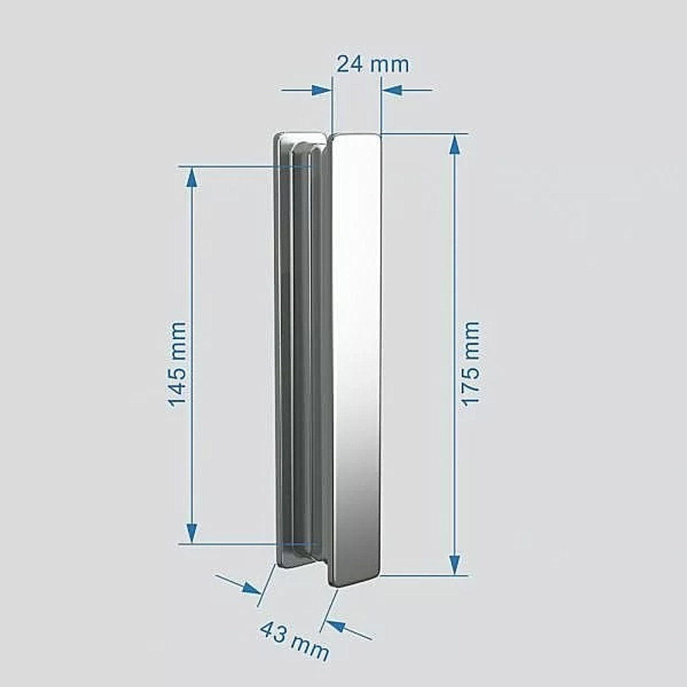 Душевой уголок ABBER Sonnenstrand AG07120-S85 120x85 стекло прозрачное/профиль хром