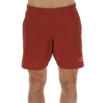 Мужские теннисные шорты Lotto Tech IV D1 7" - red ochre