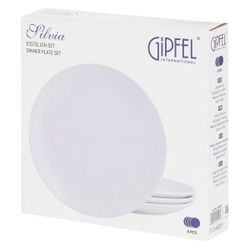 Набор тарелок обеденных Gipfel Silvia 42923 25 см 4 предмета