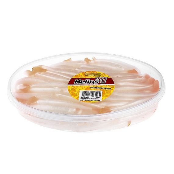 Виброхвост несъедоб. Jumbo 4,95&#39;/12.5 см Pearl &amp; Orange 100шт. (HS-7-019-N) Helios