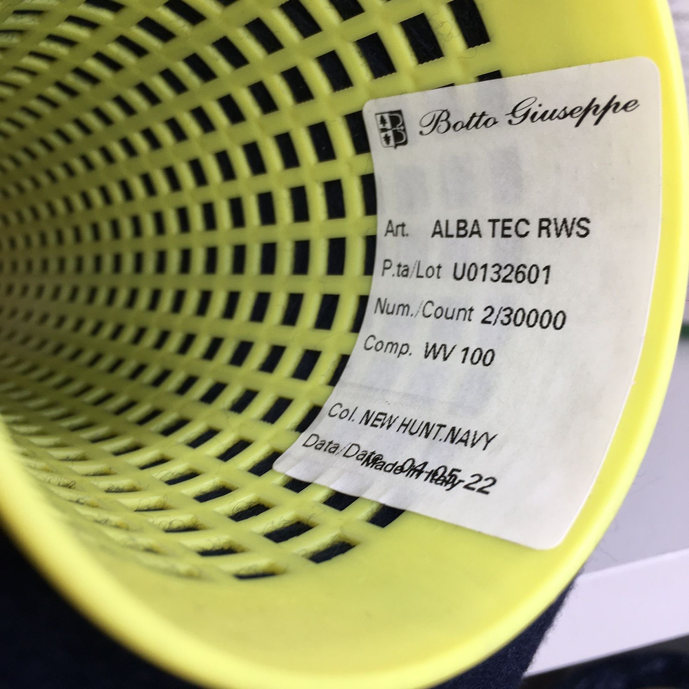 ALBA TEC RWS - Botto Giuseppe; 100% Меринос; 1500м/100гр; col. NEW HUNT.NAVY тёмно-синий; S922