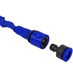 Шланг для полива GREEN APPLE GA-HOS2 растягивающийся с коннекторами и пистолетом в комплекте 30м | GREEN APPLE