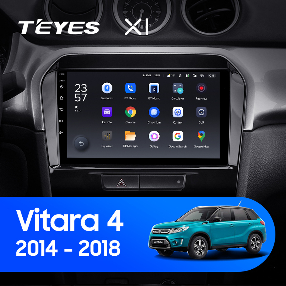 Teyes X1 9" для Suzuki Vitara 2014-2018