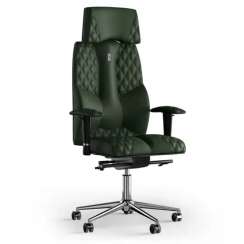 Ортопедическое кресло BUSINESS экокожа с дизайнерским швом