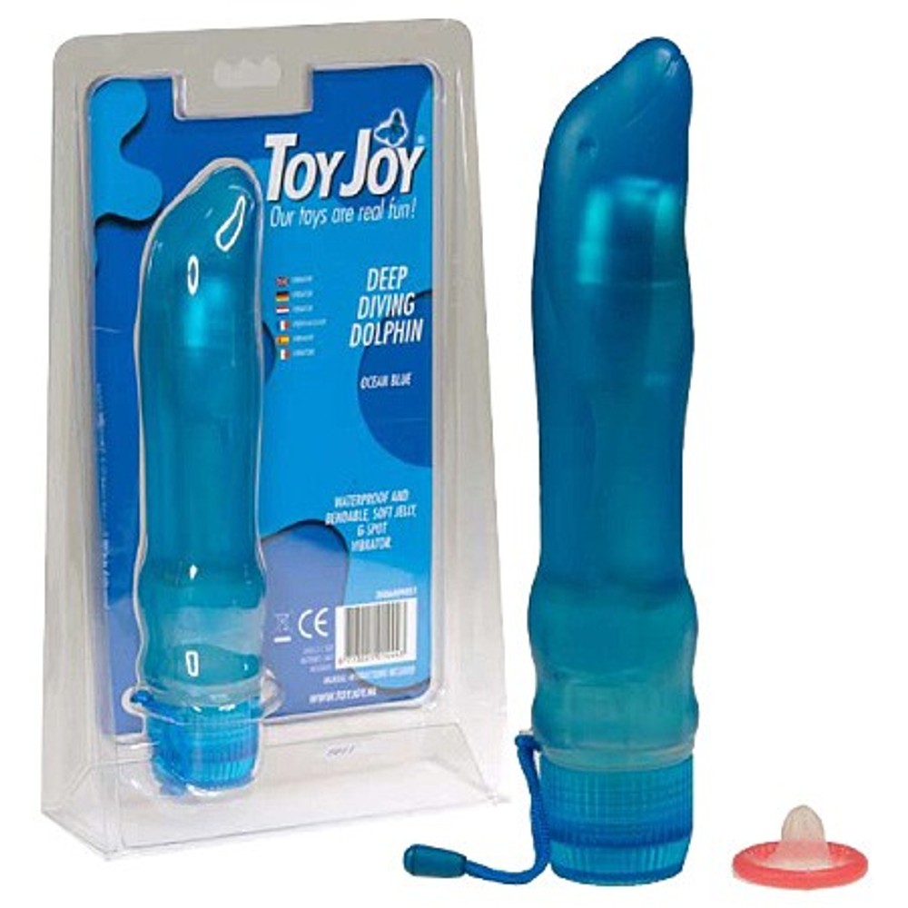 Вибратор дельфин Deep Diving Dolphin-Ocean Blue